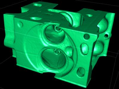 Engine CT data - isosurface